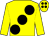 Yellow, large black spots and spots on cap (Sheikh Mohammed Obaid Al Maktoum)