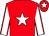 Red, white star, white sleeves, red seams, red cap, white star (Mr Spencer Coomes)
