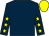 Dark blue, yellow stars on sleeves, yellow cap (Mr J Toes & Mr J O'loan)