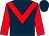 Dark blue, red chevron and sleeves (Mr R C C Villers)