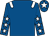 Royal blue, white epaulets, royal blue sleeves, white stars, royal blue cap, white star (Mrs J K Powell & Mrs A Doyle)