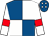 Royal blue and white (quartered), white sleeves, red armlets, royal blue cap, white diamonds (Mr Douglas Livingston)
