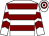 White, maroon hoops, chevrons on sleeves (Int Plywood (lmporters) Ltd And C Maso)
