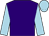 Purple, pale blue sleeves and cap (Mr Rob Ferguson)