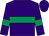 Purple, emerald green hoop and armlets (Hunscote Stud Limited)
