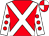 Red, white cross belts, white sleeves, red spots, red and white quartered cap (Mr Philip Wilkins)
