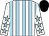 White, light blue striped, white, light blue stars sleeves, black cap (Sayed Hashish)
