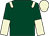 Dark green, beige epaulettes, dark green, beige halved sleeves, beige cap (Ahmad Ghalita Almheiri)