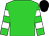 Lime green, lime green, white hooped sleeves, black cap (Al Bait Mutawahed Team)