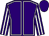 Purple, white seams, striped sleeves, purple cap (Derrick Smith & Mrs John Magnier & Michael Tabor)