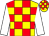 Yellow, red checked, white sleeves, yellow, red checked cap (Hamid Radan)