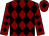 Maroon and black diamonds, maroon cap, black diamond (Dj & Sa Shewring,l Patterson,a Longtho)