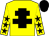 Yellow, black cross of lorraine, yellow sleeves, black stars, black cap (Alan King & Niall Farrell)