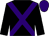 Black, purple crossed sashes, black sleeves, purple cap (Mr G Goksel)