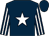 Dark blue, white star, striped sleeves (Excel Racing & Partner)