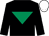 Black, emerald green inverted triangle, white cap (Ne Chance & Partner1)