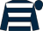 Dark blue, white hoops, dark blue sleeves and cap (R Matthews, D Matthews & Partner)