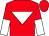 Red, white inverted triangle, halved sleeves (The Rogues Gallery Two)