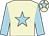 Beige, light blue star, sleeves and star on cap (W Nash)