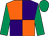 Orange and purple (quartered), emerald green sleeves and cap (Tw Morley & Notting Hill Racing)