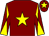 Maroon, yellow star, diabolo on sleeves and star on cap (Mr Tugay Akman & Ms I D Heerowa)