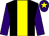 Black, yellow stripe, purple sleeves, purple cap, yellow star (The Maple Street Partnership)
