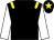 Black, yellow epaulets, white sleeves, black cap, yellow star (Mr W Twiston Davies & Partner)