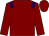 Maroon, purple epaulets (Mr George Richardson)