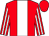 Red, white stripe, red, white striped sleeves, red cap (Abdullah Saeed Al Naboodah)