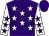 Purple, white stars, white sleeves, purple stars, purple cap (Mr Steve Jakes)