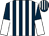 Dark blue and white stripes, halved sleeves (Primus Partners)