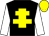 Black, yellow cross of lorraine, white sleeves, yellow cap (Mr Paul Charlesworth)