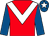 Red, white chevron, royal blue sleeves, royal blue cap, white star (Mr Mark Savidge Mr Richard Green)
