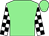Light green, white and black check sleeves (Mrs V Walker)