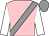 Pink, grey sash, white sleeves, grey cap (Musab Abdulqader Mohd Al Rais)
