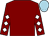 Maroon, white diamonds on sleeves, light blue cap (Matthew Engel And David Clark)