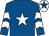 Royal blue, white star, chevrons on sleeves, white cap, royal blue star (Murphy's Law Partnership)