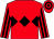 Maroon and pink (quartered), maroon sleeves, pink cap (Corinthian Racing Club)