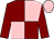Maroon and pink (quartered), maroon sleeves, pink cap (Corinthian Racing Club)
