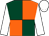 Dark green and orange (quartered), white sleeves and cap (The Buckwell Boys)