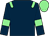 Dark blue, light green epaulets, armlets and cap (Slipstream Racing)