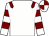 White, maroon epaulets, hooped sleeves, quartered cap (Mr David Tate)