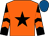 Orange, black star, black and orange chevrons on sleeves, royal blue cap (Mr Robert P Clarke)