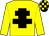 Yellow, black cross of lorraine, black and yellow check cap (Mr J Ryan)